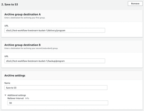 sample configuration