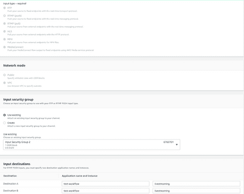 sample configuration